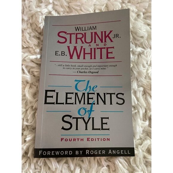 The Elements of Style, Fourth Edition Paperback Book - Picture 1 of 2